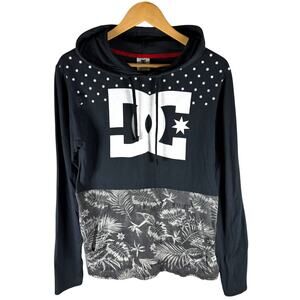 DC Shoes Leafs Big Logo Pullover Hoodie Men’s M - Streetwear Skater Urban Casual